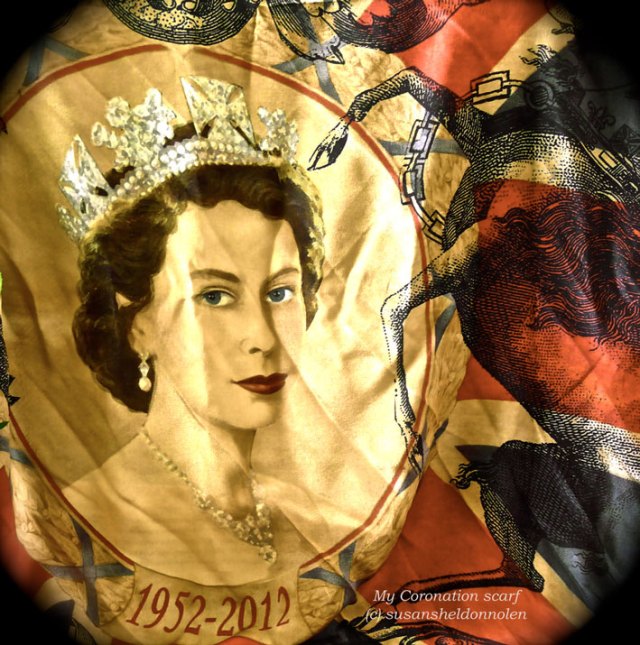 photograph of the queen