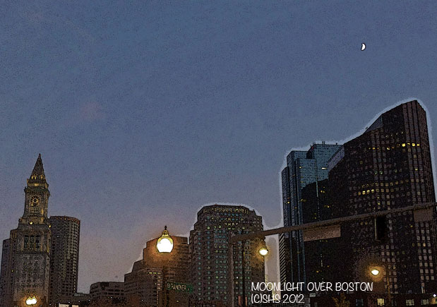 Moon Over Boston by shs