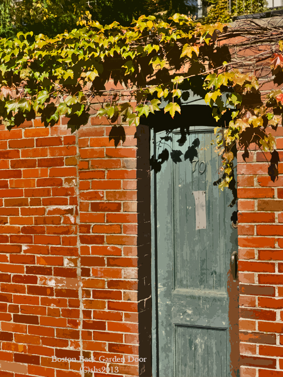 photograph of a Boston Alleyway door by susan sheldon nolen