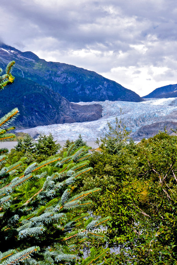photograph of mendenhall glacier by she 2013
