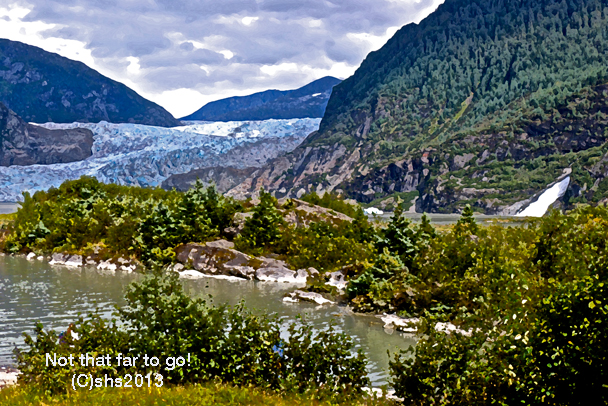 photograph of mendenhall glacier by susan sheldon nolen 2013