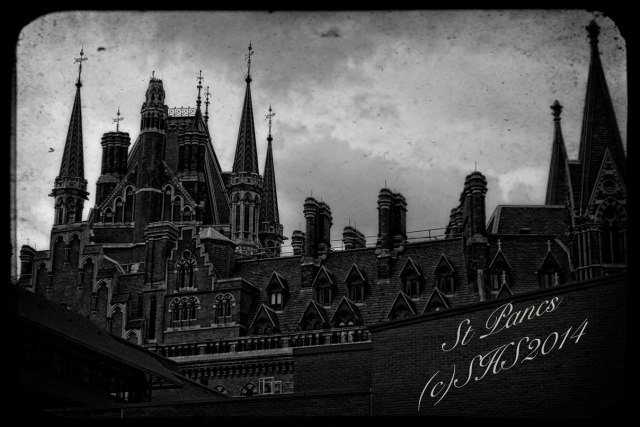 black and white photograph of st panics hotel London by susan sheldon nolen