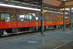 photograph of a train in Seattle by susan sheldon nolen