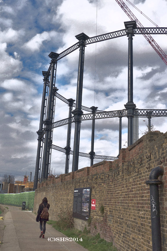 Susan Nolen's Photograph of the Gas Holder London England