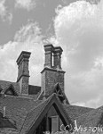 Susan Nolen's Black and white photograph of three chimneys in Kent