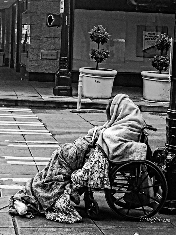 Susan Nolen's Photograph of a homeless woman in Seattle